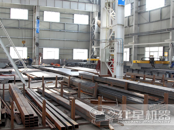 洗砂機(jī)生產(chǎn)車(chē)間