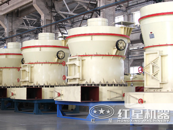 環(huán)保型石料磨粉機生產(chǎn)車間