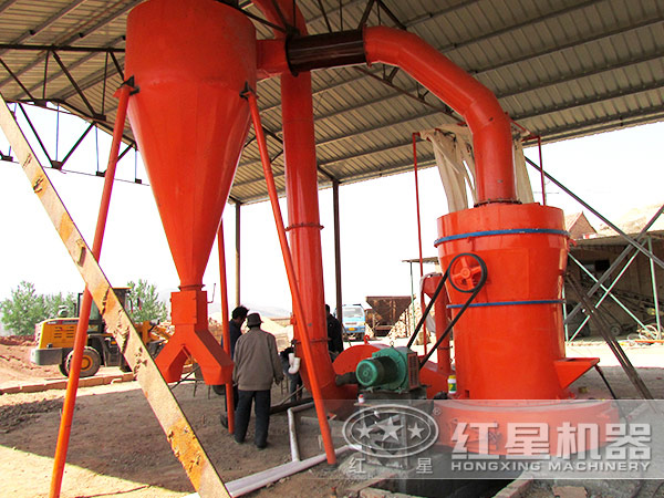 成套制粉設備現(xiàn)場生產(chǎn)圖