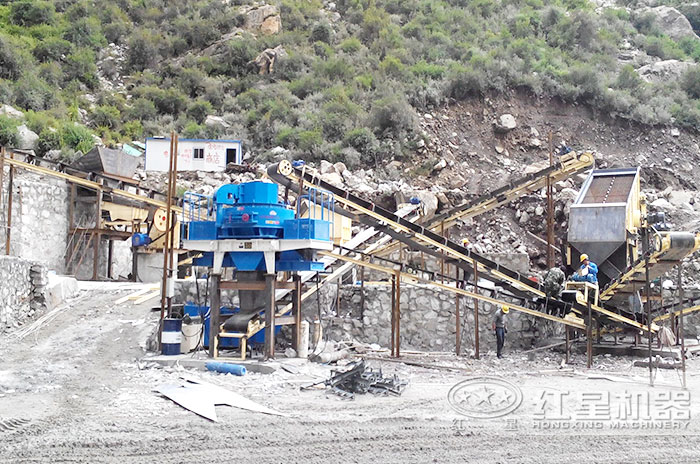 固定式石頭磨沙機(jī)生產(chǎn)線(xiàn)