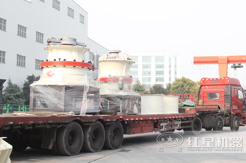 紅星機(jī)器大型石子機(jī)發(fā)往山東煙臺(tái)