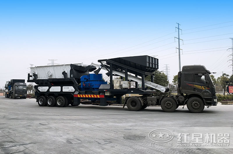 輪胎制砂機建筑垃圾移動破碎機