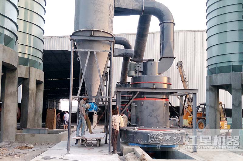 粉煤灰超細(xì)磨粉現(xiàn)場