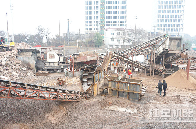 混凝土廢料再利用項目用戶現(xiàn)場