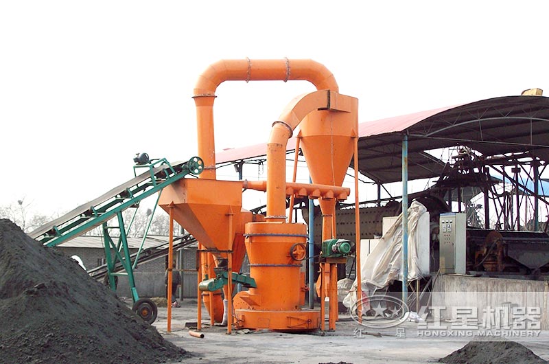 粉煤灰加工現(xiàn)場