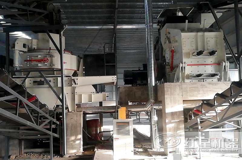 反擊破碎機制砂現(xiàn)場