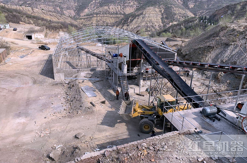 專業(yè)廠家砂石料成套加工設備建設現(xiàn)場
